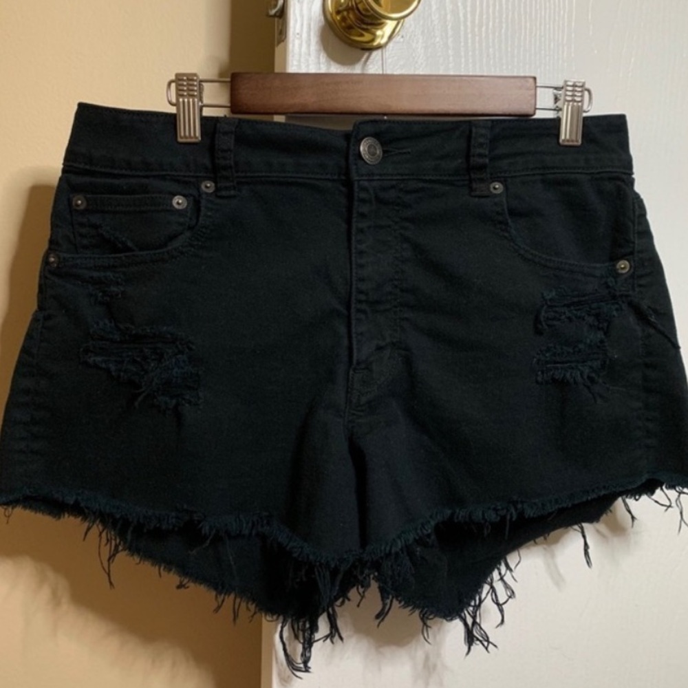 American Eagle high rise festival shorts